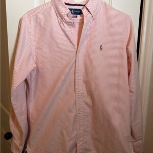 Ralph Lauren Pink Striped Casual Shirt